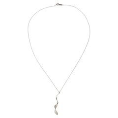 Tiffany & Co Sterling Silver Frank Gehry Orchid Twist Necklace #23995