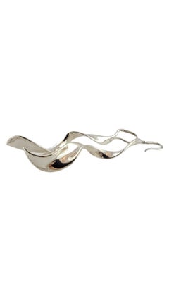 Tiffany & Co. Sterling Silver Gehry Twist Earrings #18130