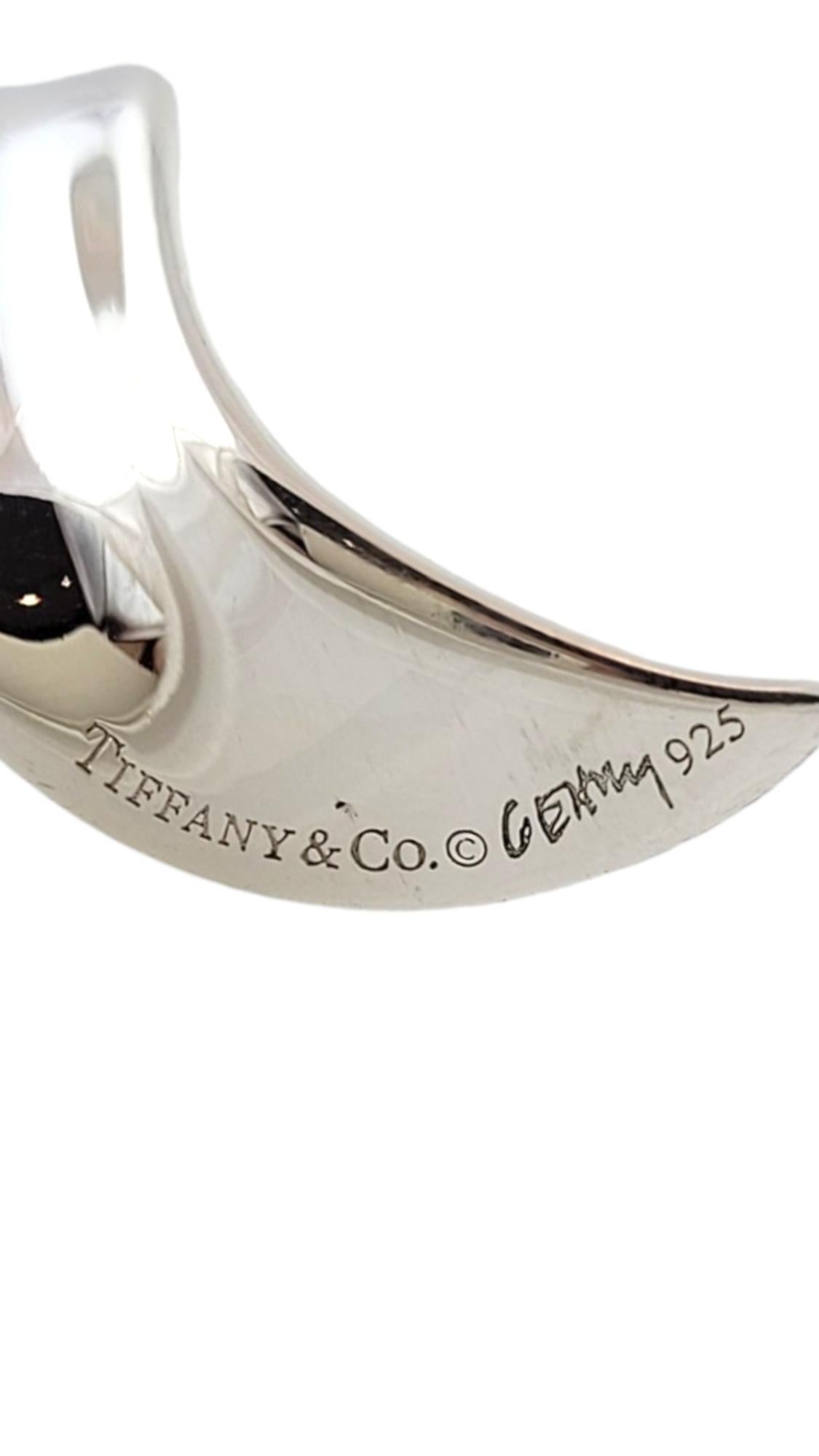 De las mujeres Tiffany & Co. Pendientes Gehry Twist de plata de ley #18130