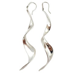 Tiffany & Co. Pendientes Gehry Twist de plata de ley #18130