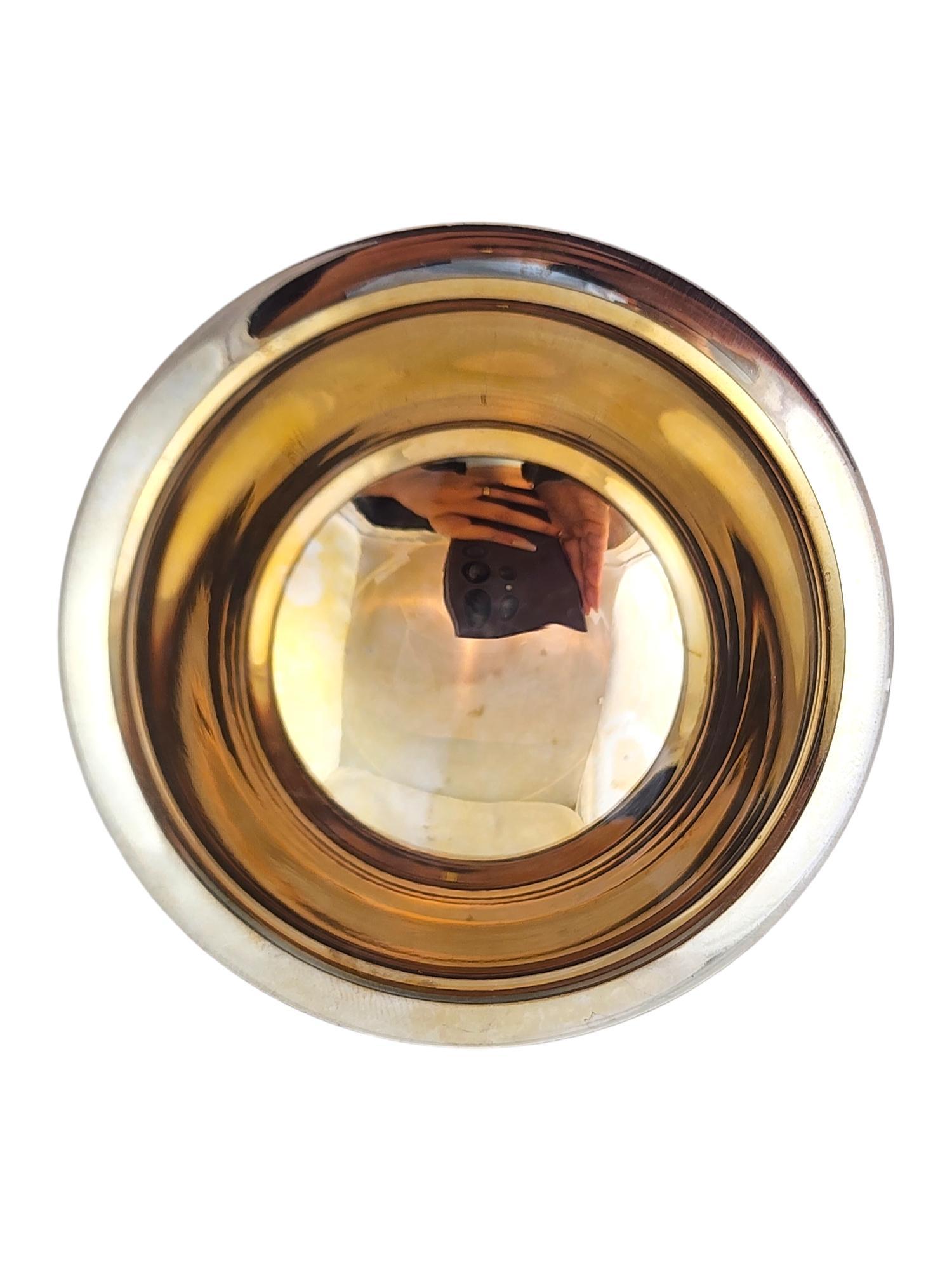 Women's Tiffany & Co Sterling Silver Gilded Salt Cellar #18602