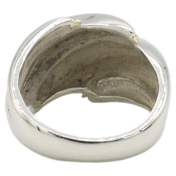 Tiffany & Co. Sterling Silver & Gold Rope Dome Band Ring In Excellent Condition For Sale In  Baltimore, MD