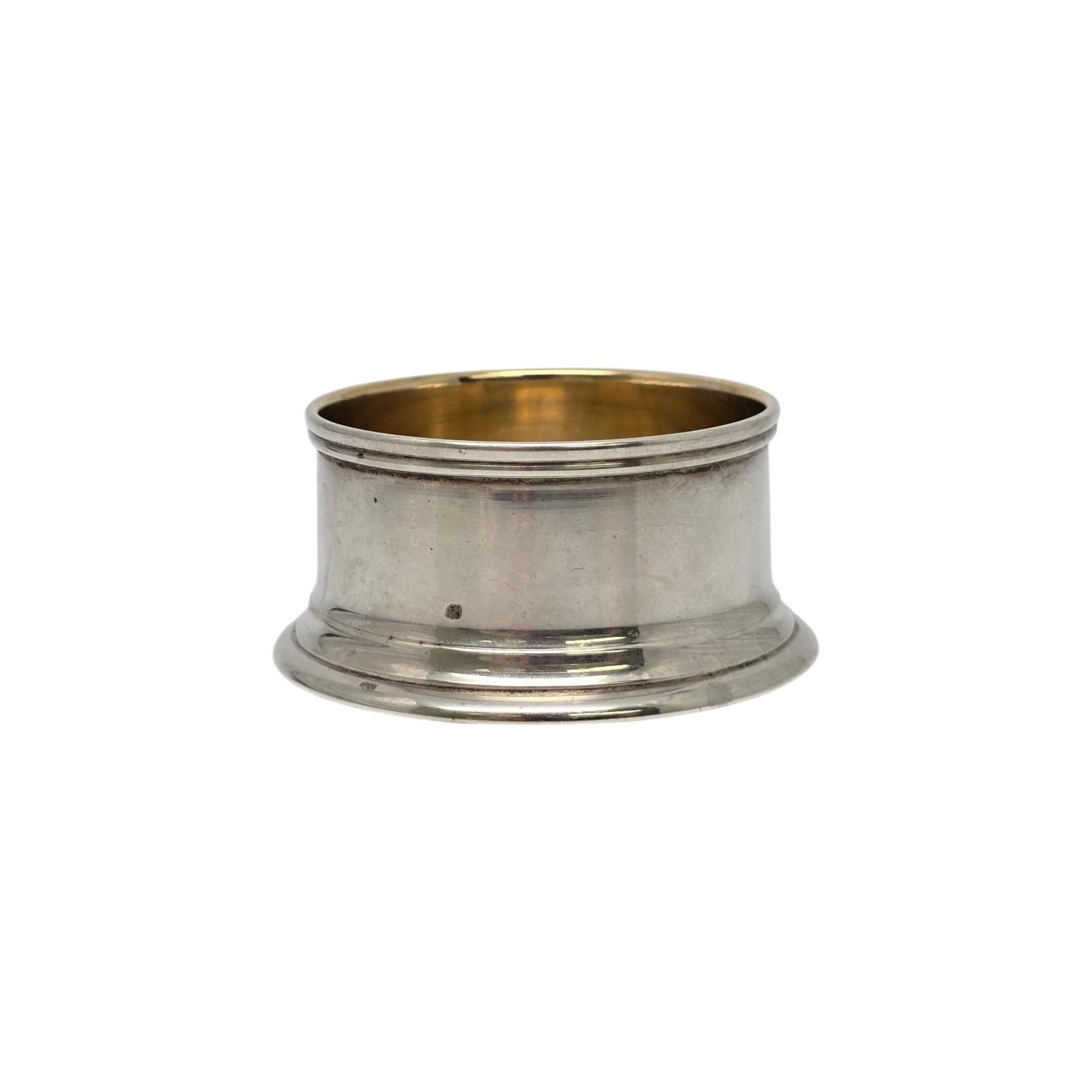 Tiffany & Co Sterling Silber Gold Wash Interior Master Salzstreuer mit Mond #20374, von Tiffany & Co für Damen oder Herren