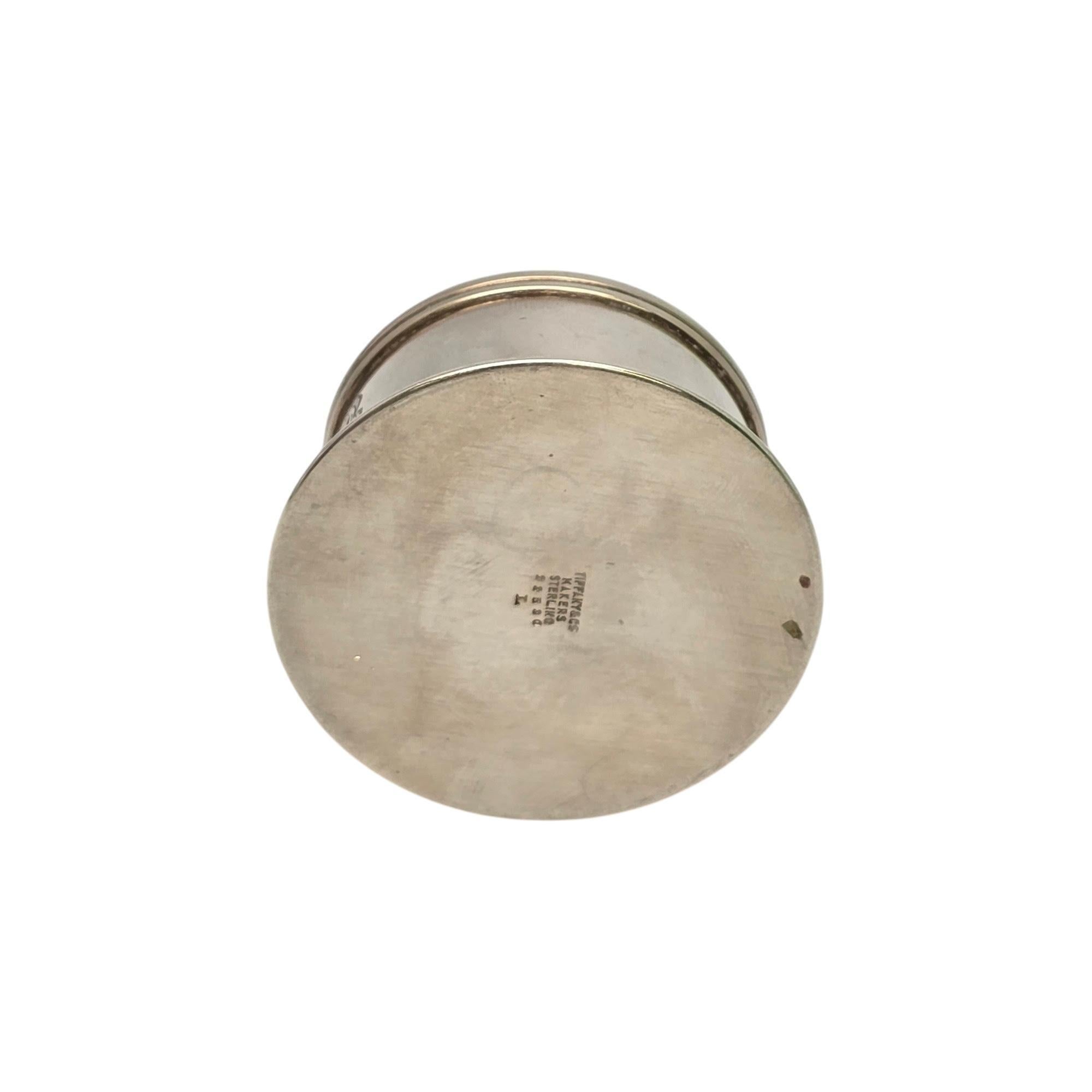 Tiffany & Co Sterling Silber Gold Wash Interior Master Salzstreuer mit Mond #20374, von Tiffany & Co 2