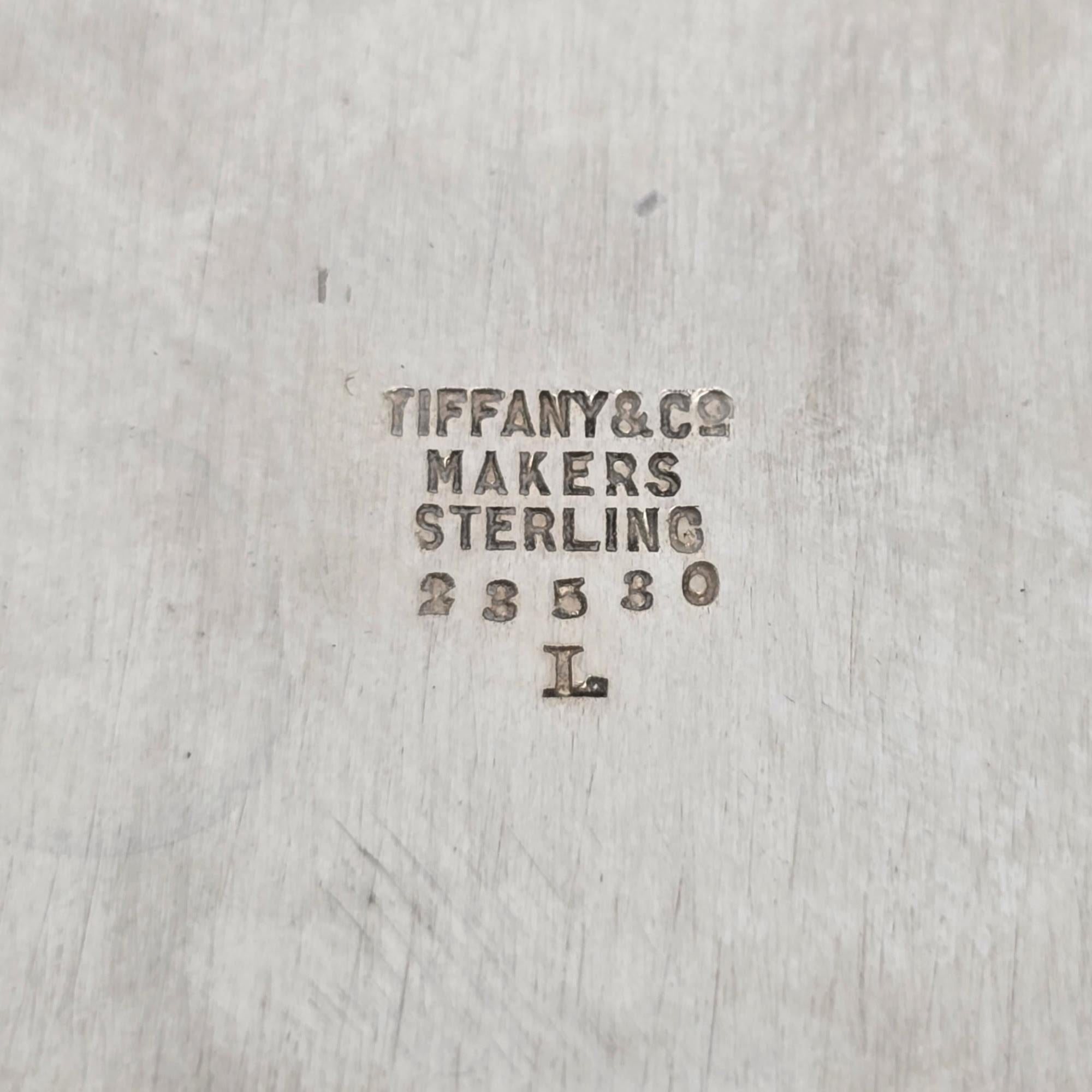 Tiffany & Co Sterling Silber Gold Wash Interior Master Salzstreuer mit Mond #20374, von Tiffany & Co 5