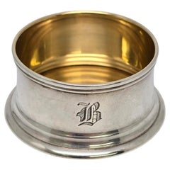 Tiffany & Co Sterling Silber Gold Wash Interior Master Salzstreuer mit Mond #20374, von Tiffany & Co