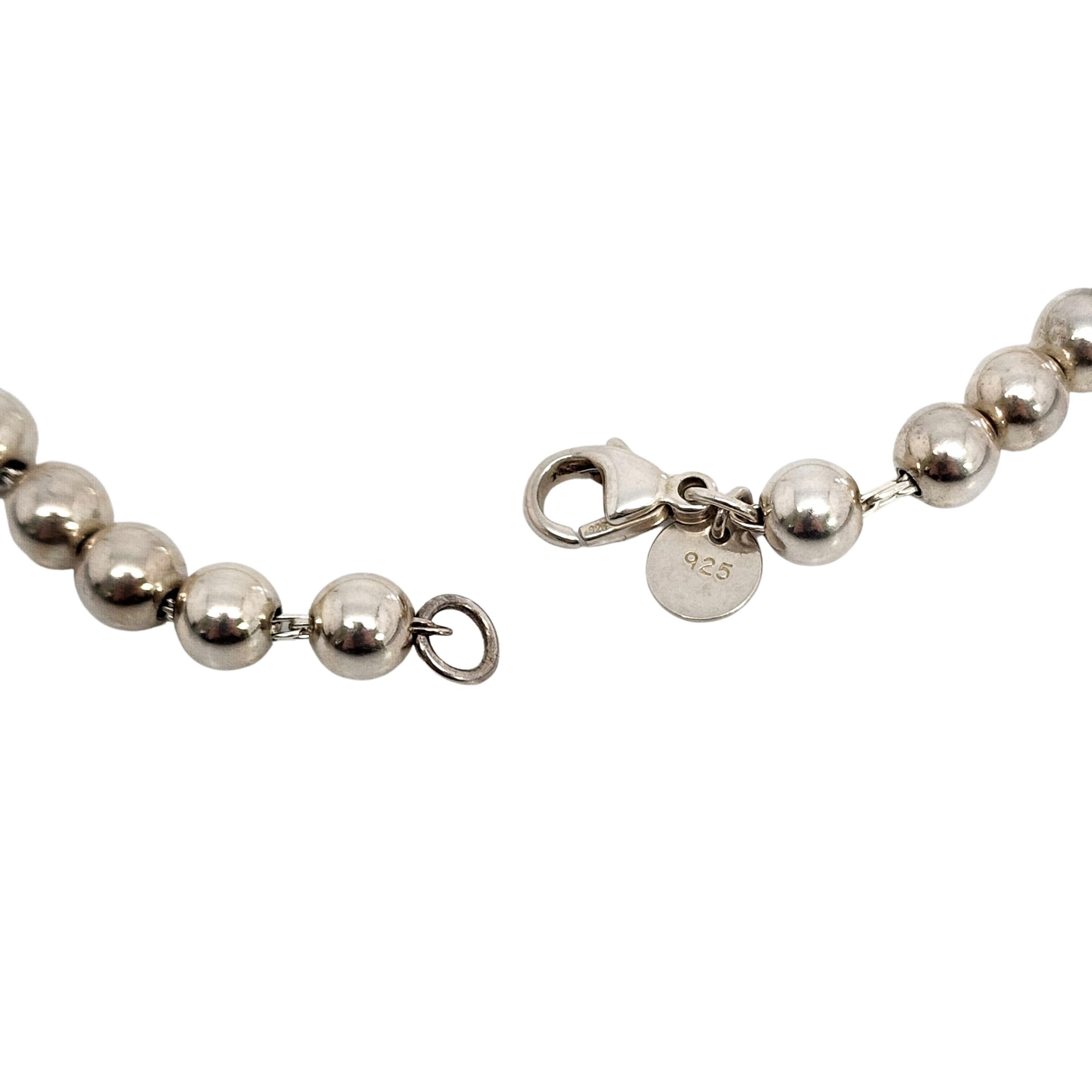 tiffany graduated bead necklace