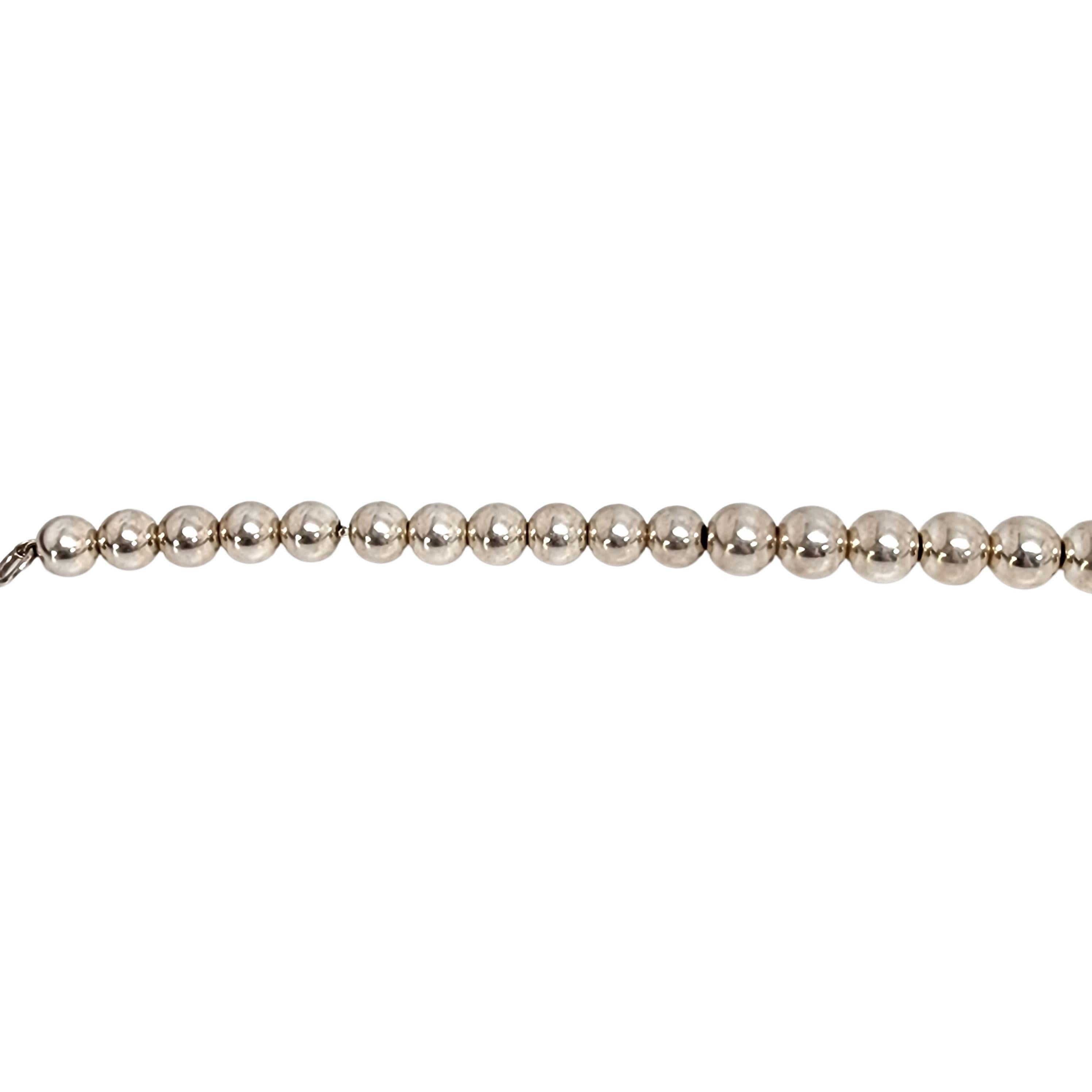 Women's Tiffany & Co Sterling Silver Graduated Bead/Ball Necklace