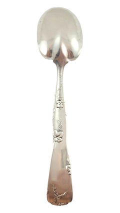 Tiffany & Co. Sterling Silver Grape Vine Large Preserve Spoon #18041