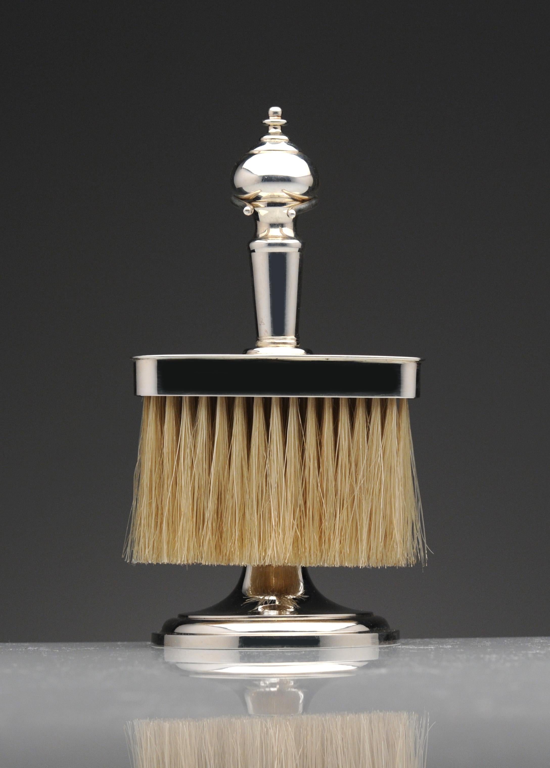 American Tiffany & Co. Sterling Silver Grooming Brush with Stand