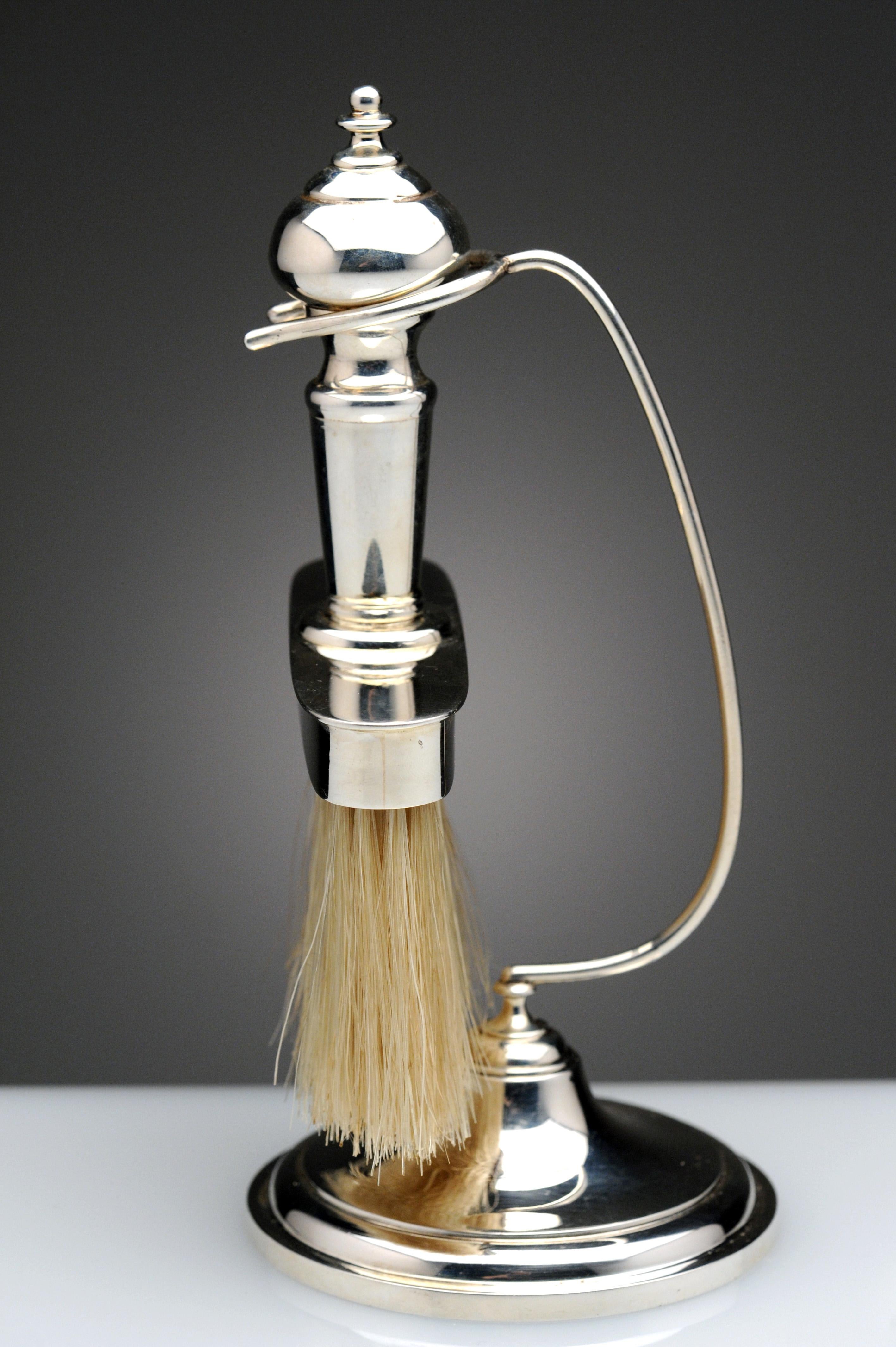 Mid-20th Century Tiffany & Co. Sterling Silver Grooming Brush with Stand