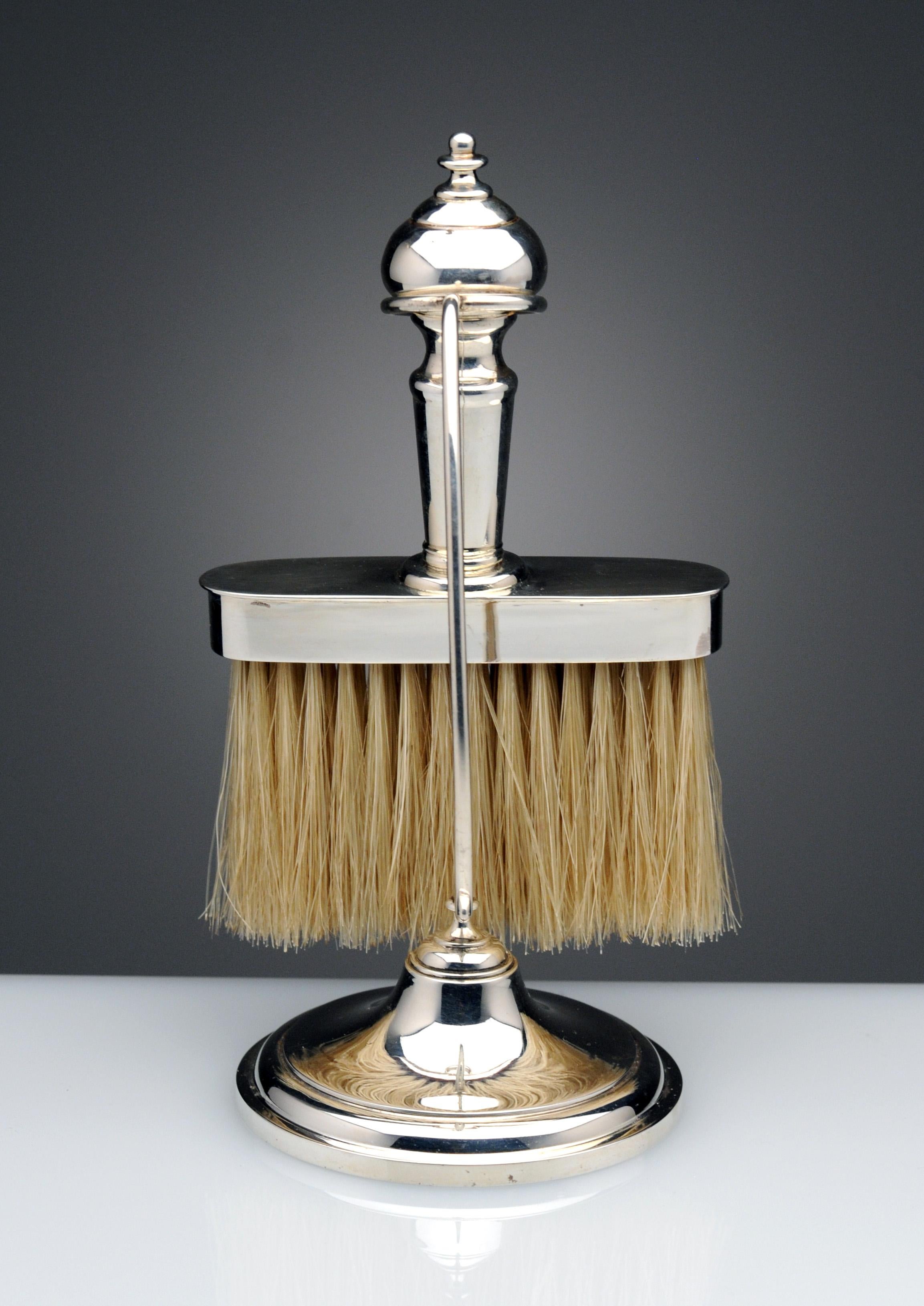 Tiffany & Co. Sterling Silver Grooming Brush with Stand 1