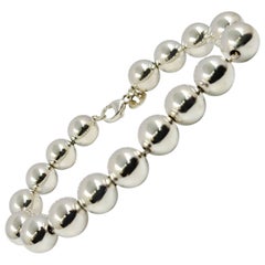 Tiffany & Co. Sterling Silver Hardware Bead Bracelet