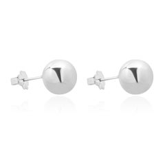 Tiffany & Co. Sterling Silver Hardwear 10MM Ball Stud Earrings