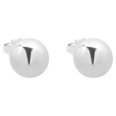 Tiffany & Co. Sterling Silver Hardwear 10MM Ball Stud Earrings