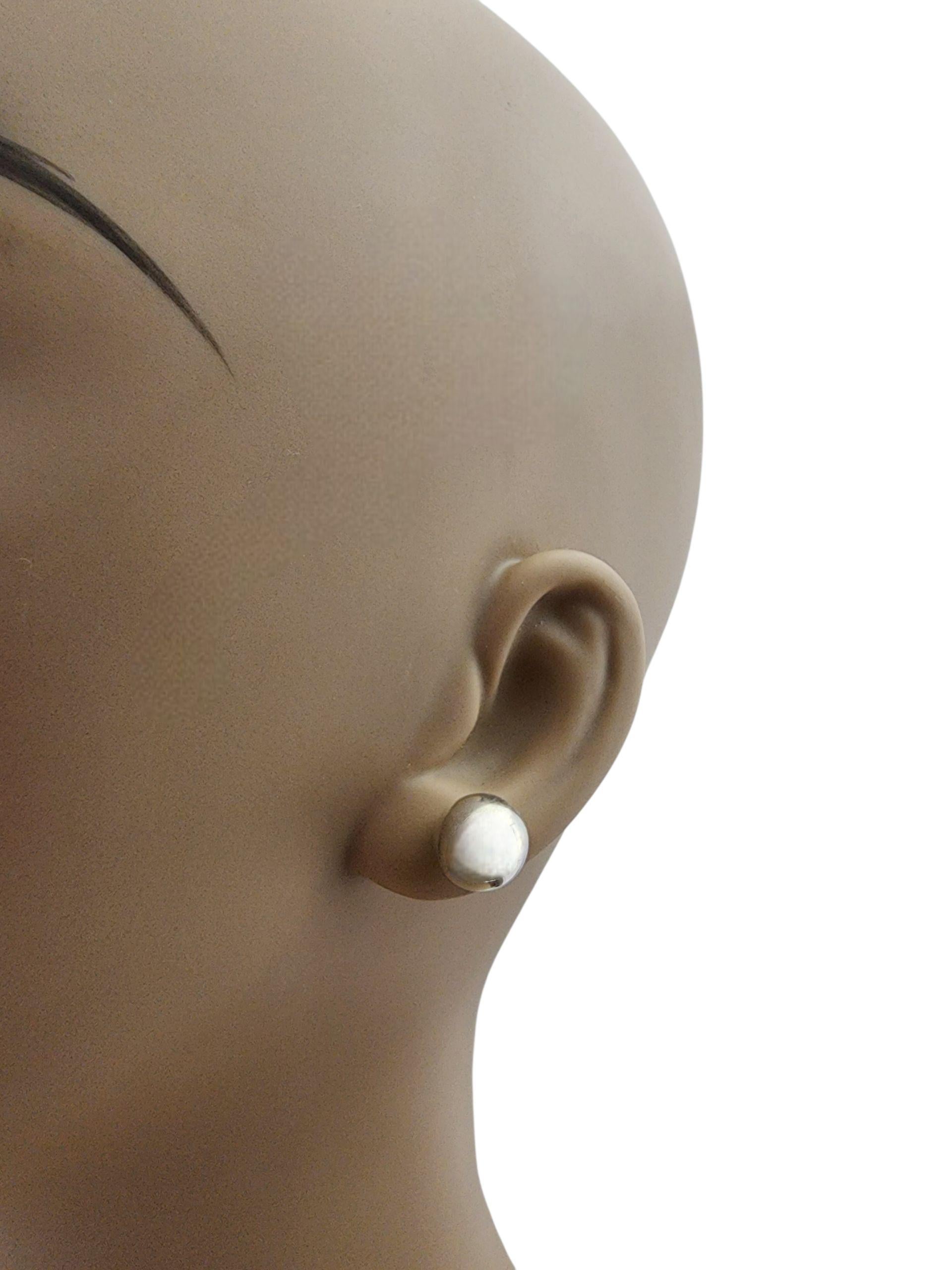 Tiffany & Co. Pendientes bola HardWear de plata de ley #21010 en venta 4