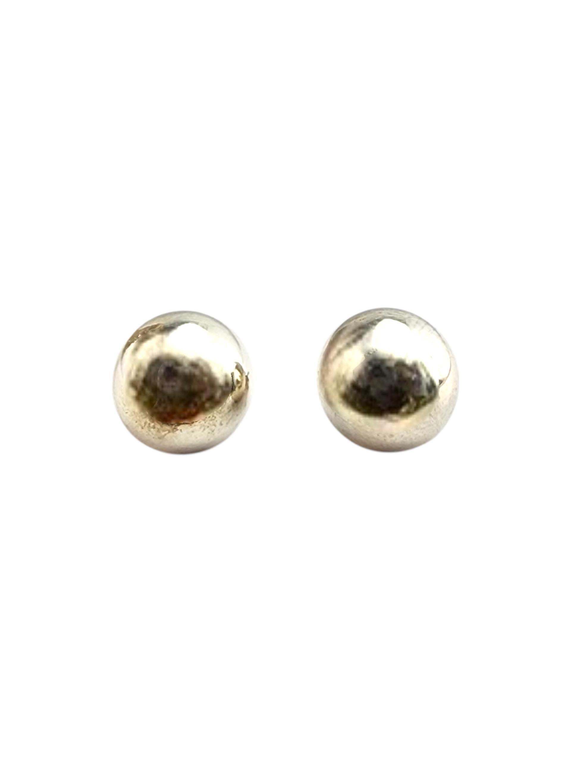 Tiffany & Co. Orecchini a sfera in argento duro #21010