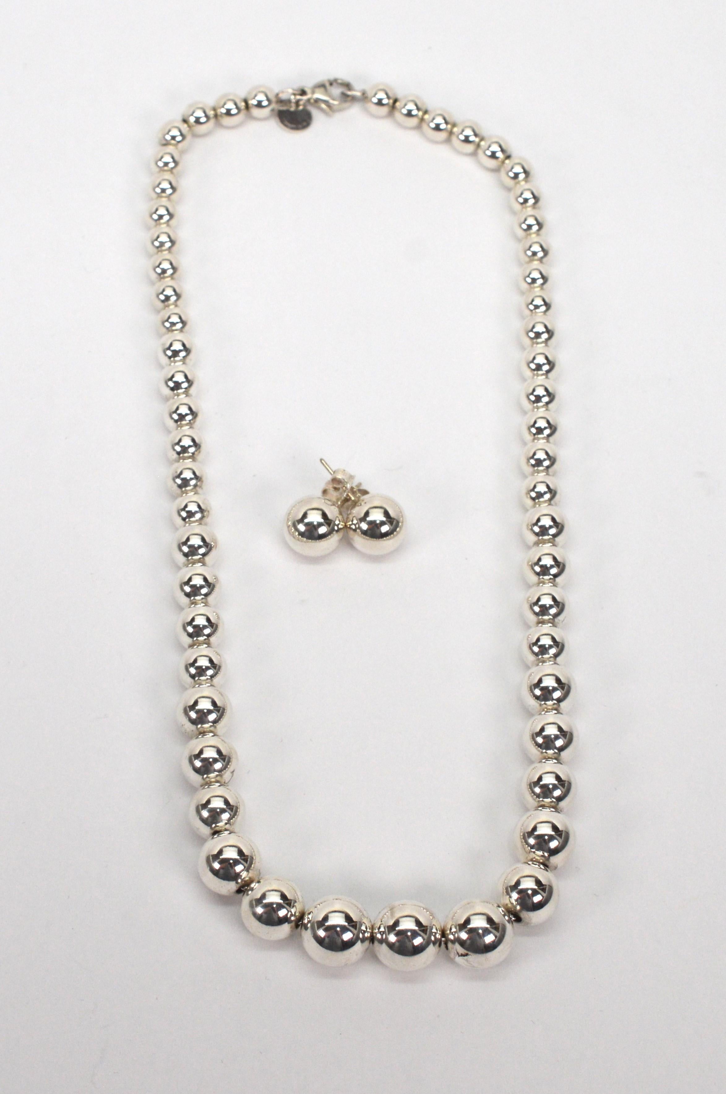 tiffany earrings and necklace set