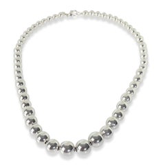 Tiffany & Co. Sterling Silver HardWear Ball Necklace