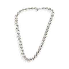 Tiffany & Co. Sterling Silver HardWear Ball Necklace