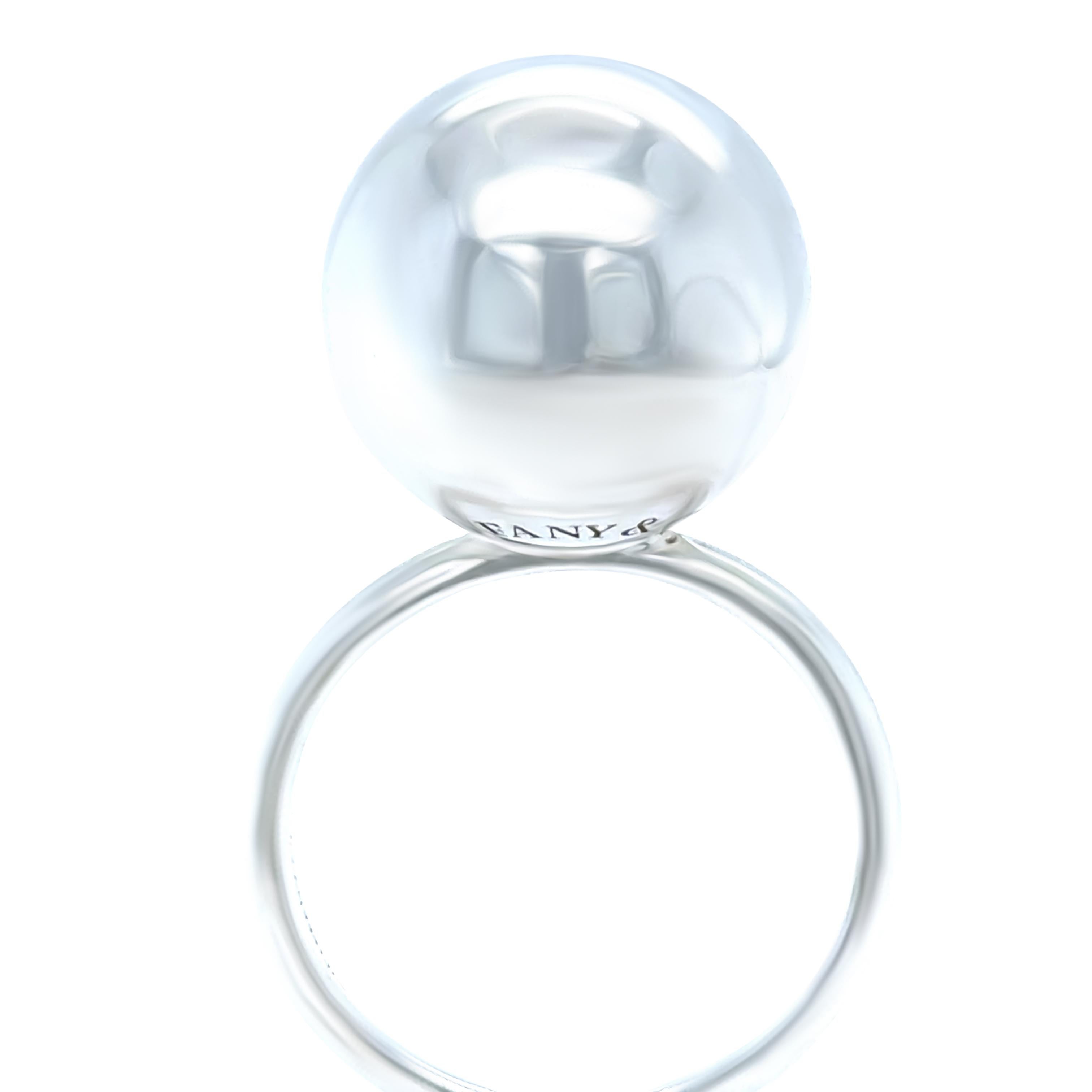 Tiffany & Co. Sterling Silber HardWear Ball Ring 8g im Angebot 1