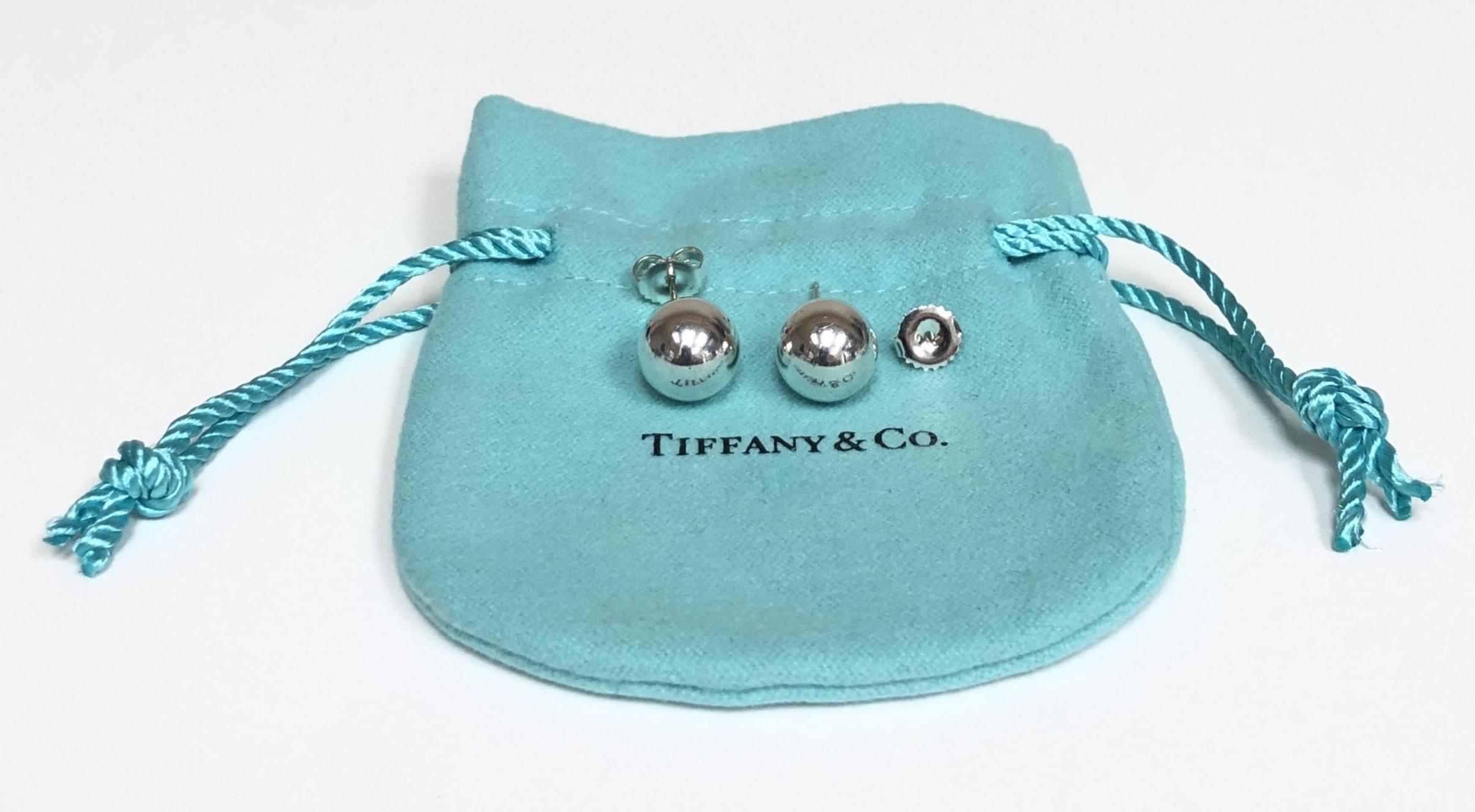tiffany hardwear ball earrings