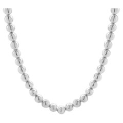 Tiffany & Co. Sterling Silver Hardwear Collection Ball Necklace