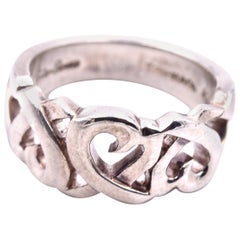 Tiffany 
Co. Sterling Silver Heart Band
