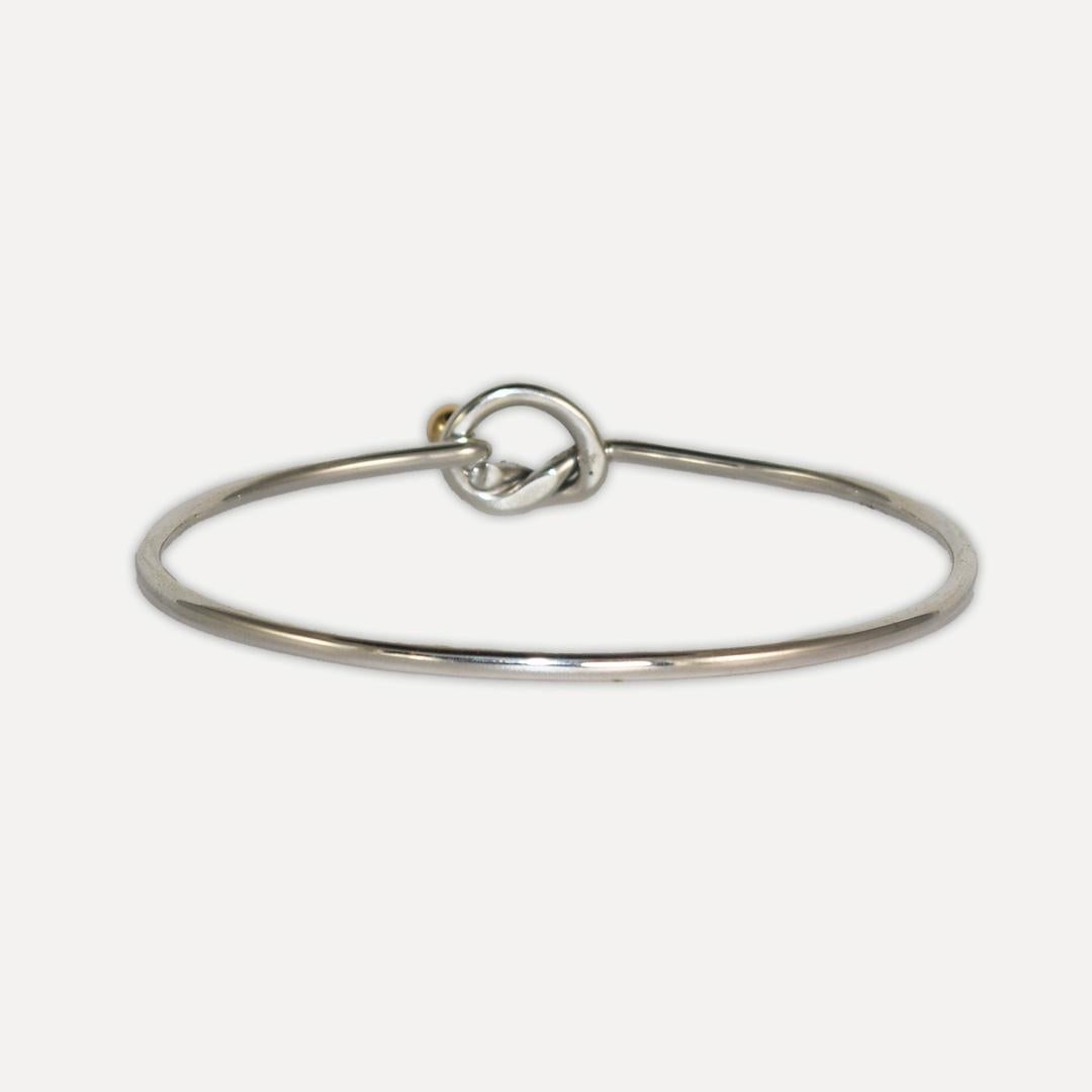 Women's or Men's Tiffany & Co. Sterling Silver Heart Bracelet For Sale