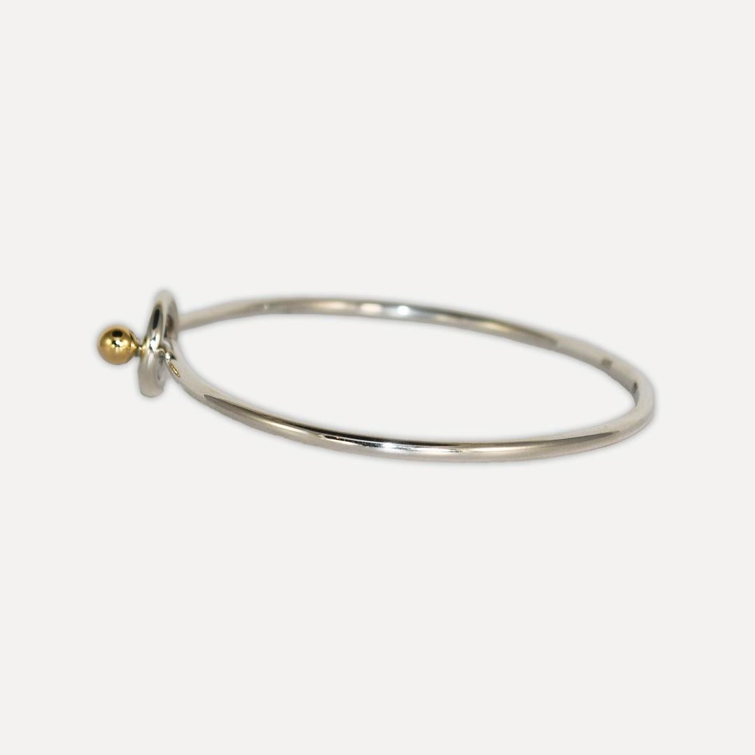 Tiffany & Co. Sterling Silver Heart Bracelet For Sale 1