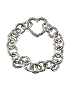 Tiffany & Co. Bracciale con chiusura a cuore in argento 925 con astuccio #23814