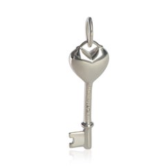 Tiffany & Co. Sterling Silver  Heart Key Pendant
