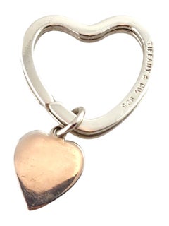 Tiffany & Co. Sterling Silver Heart Keychain #18259