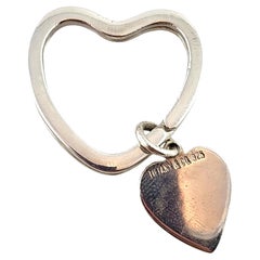 Tiffany & Co. Sterling Silver Heart Keychain #18259