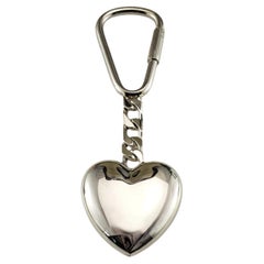 Tiffany & Co. Sterling Silver Heart Keychain #18912