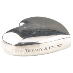 Tiffany & Co. Llavero Corazón de Plata de Ley, Sin Goma, Sirve de Colgante