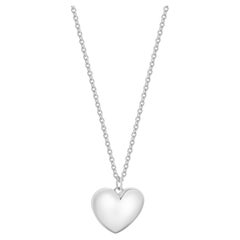 Tiffany & Co. Sterling Silver Heart Locket Necklace
