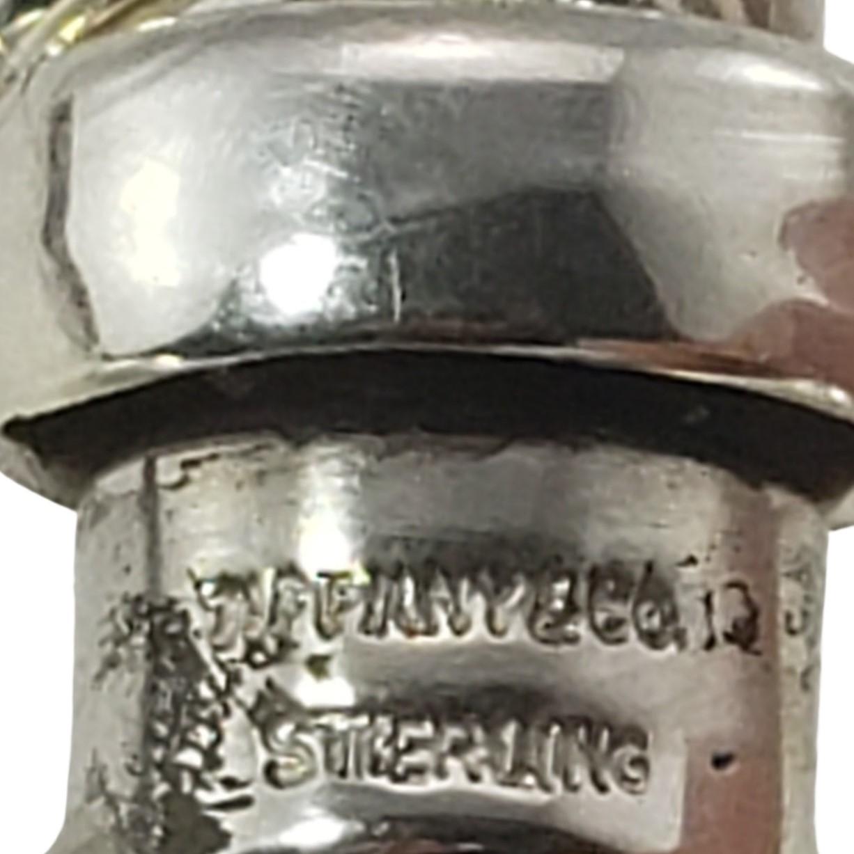 Tiffany & Co. Sterling Silver Heart Perfume Bottle In Good Condition In Washington Depot, CT