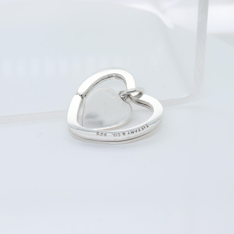 Argento 925 Anello A Forma Di Cuore Tiffany Tiffany Co Anello In