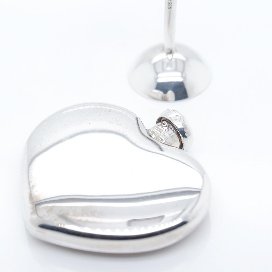 Tiffany & Co. Flacon de parfum en forme de cœur en argent sterling et en entonnoir avec boîte d'origine en vente 6