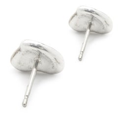 Tiffany & Co. Sterling Silver Heart Stud Earrings