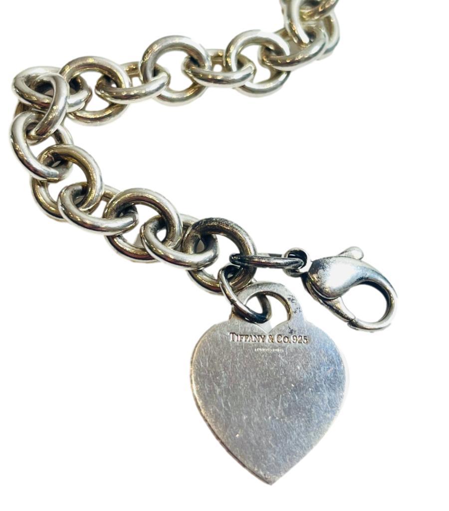 Tiffany & Co. Sterling Silver Heart Tag Bracelet 1