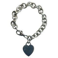 Tiffany & Co. Sterling Silver Heart Tag Bracelet