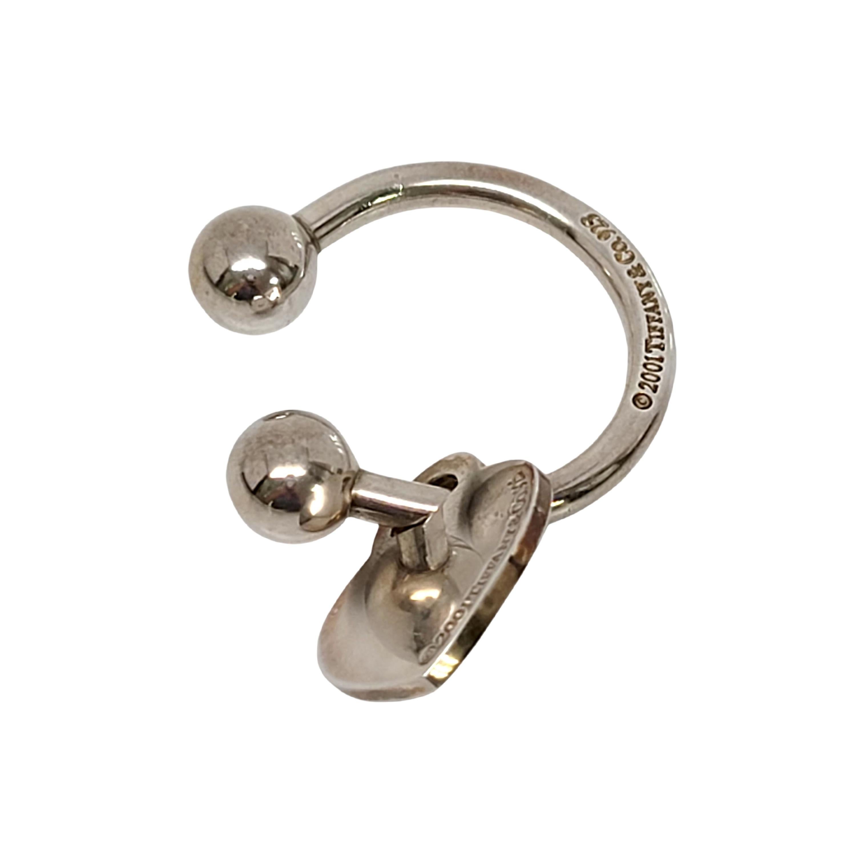 tiffany horseshoe key ring