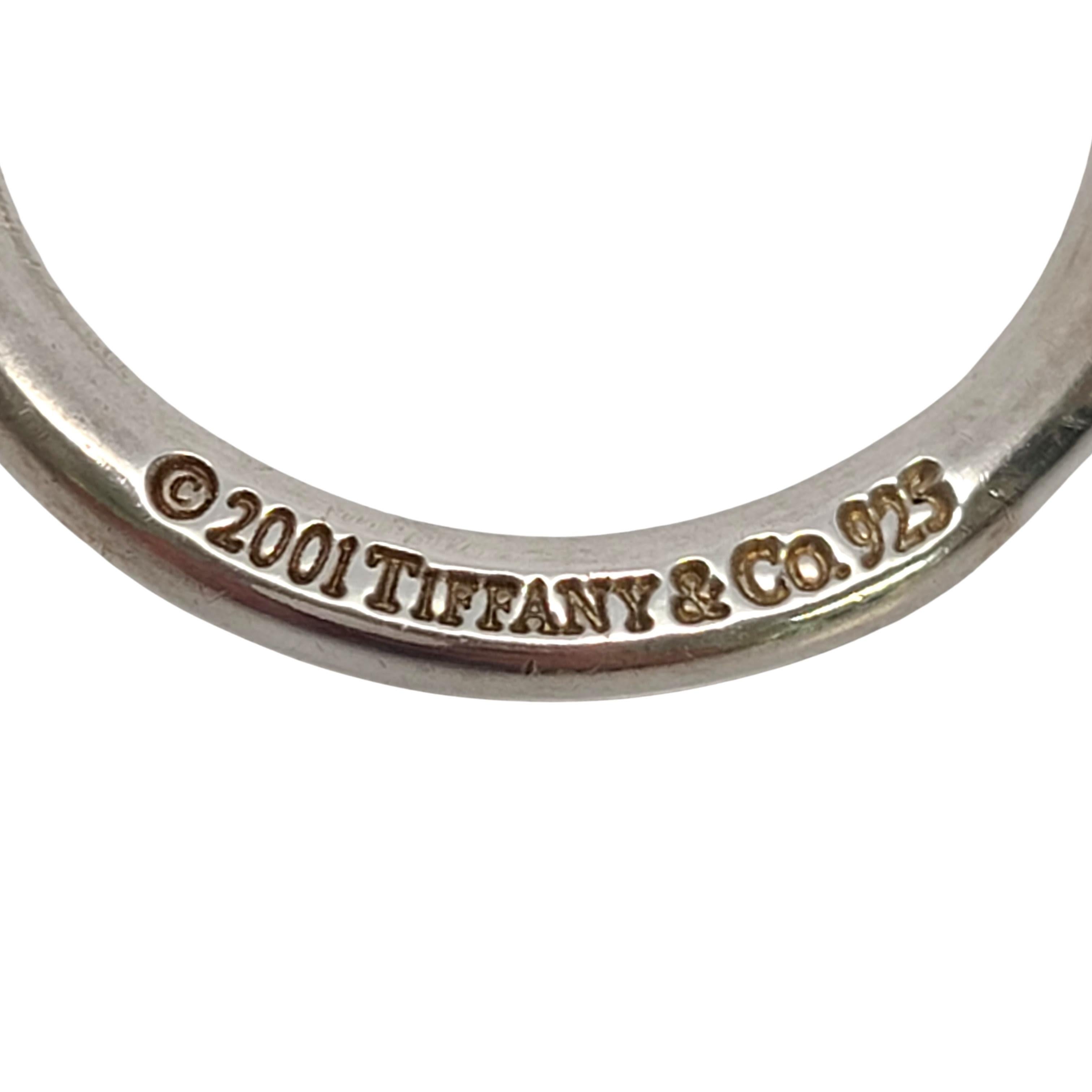 Tiffany & Co. Sterling Silver Heart Tag Key Chain/Key Ring 1