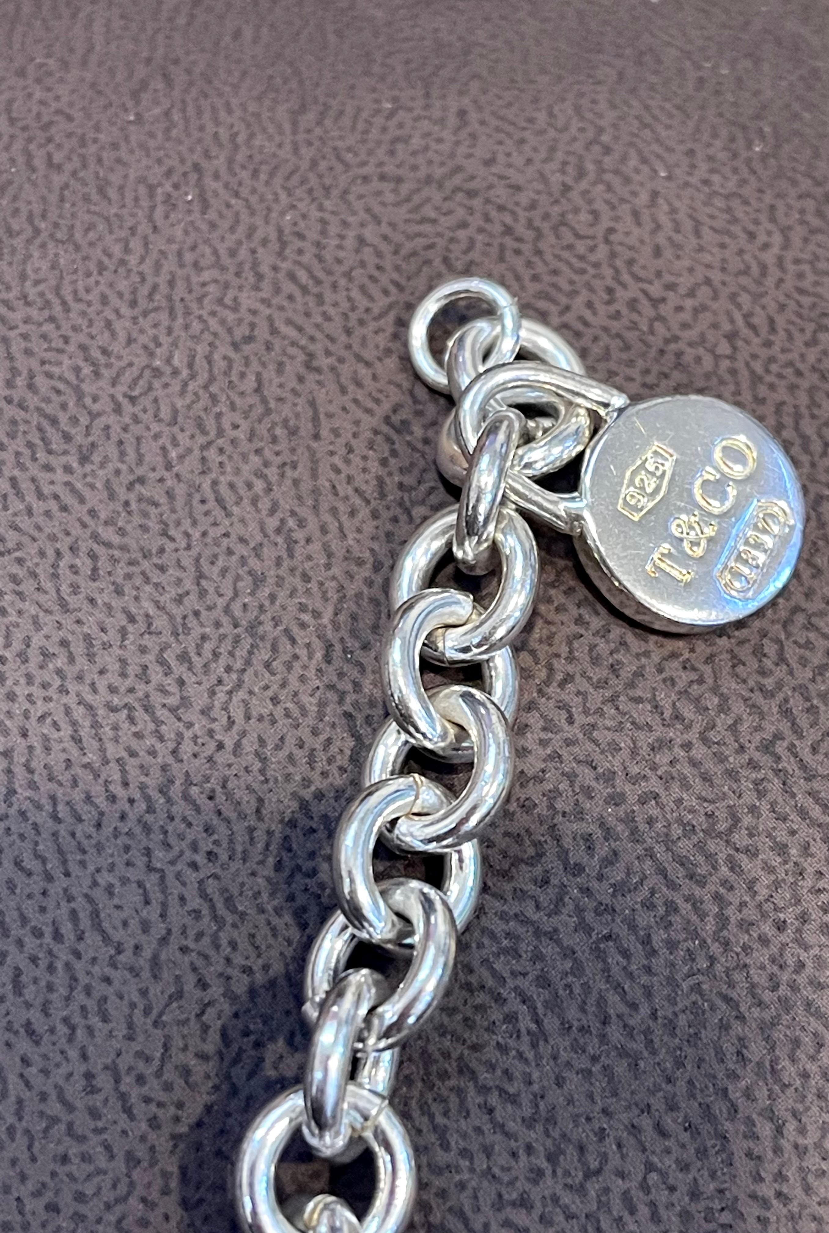 Tiffany & Co. Sterling Silver Heart Tag Lock & Bag Charm Bracelet Tiffany & Co. 3