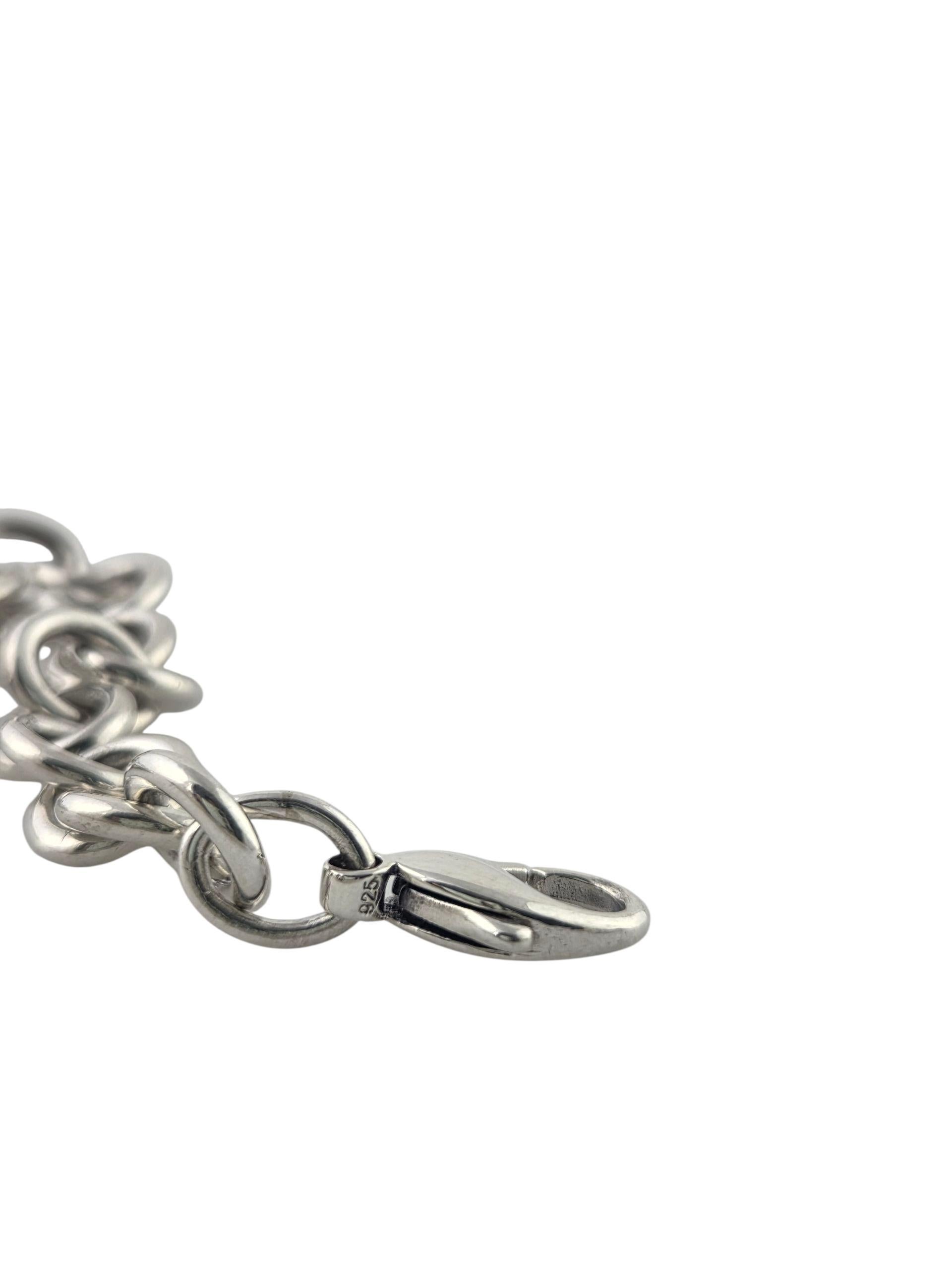 Donna Tiffany & Co. Collana con etichetta a forma di cuore in argento 925 con astuccio #23809 in vendita