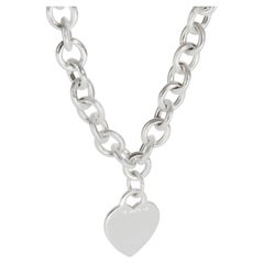 Tiffany & Co. Sterling Silver  Heart Tag Necklace