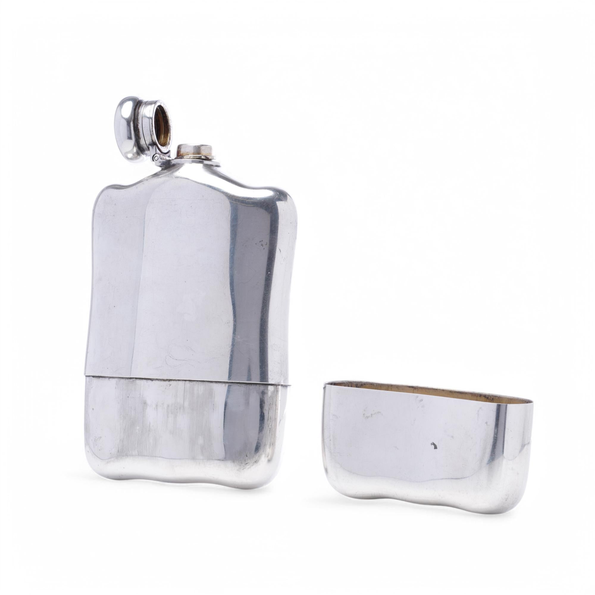 Tiffany & Co. Hip Flask aus Sterlingsilber im Zustand „Gut“ im Angebot in Braintree, GB