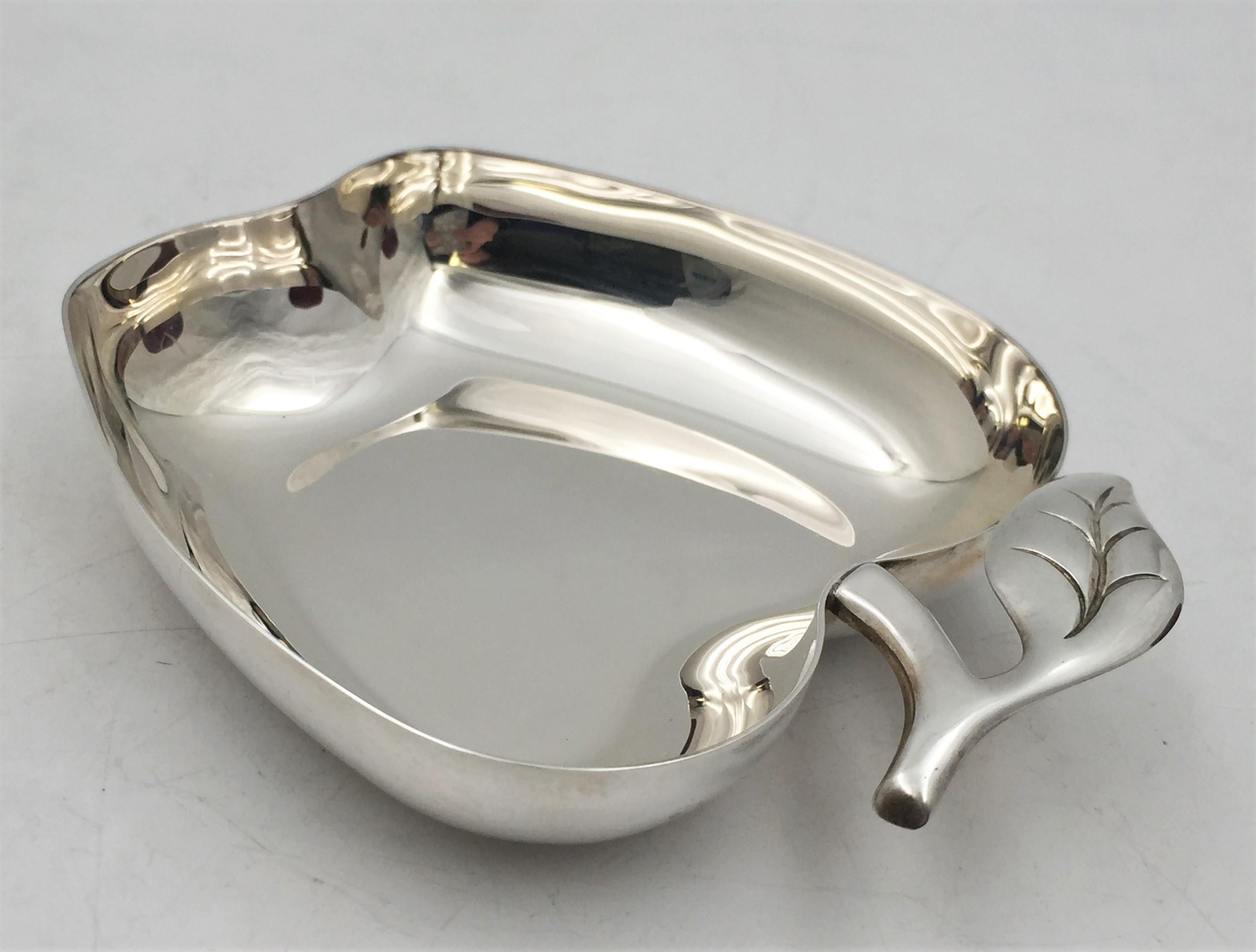 American Tiffany & Co. Sterling Silver Honey Dish in Mid-Century Modern Style